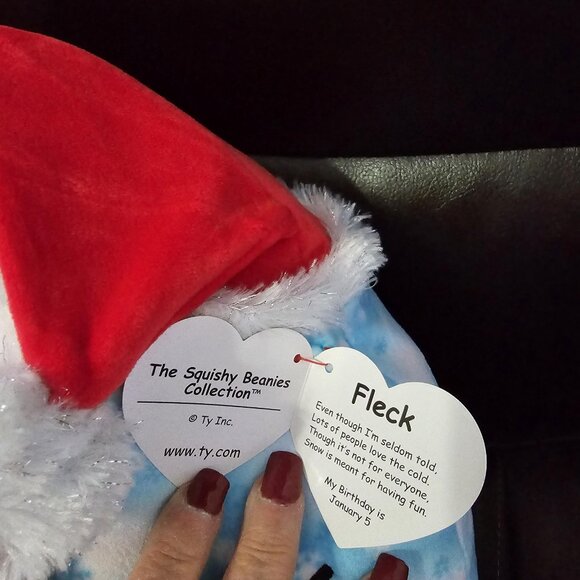 NWT Christmas "FLECK" Snowman Squishmallow - Picture 3 of 4